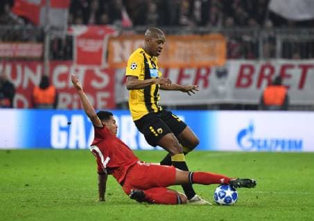 Football Men Season 2018 2019 Champions League Preliminary Round Group E 4 Matchday FC Bayern Munich AEK Athens v l Serge Gnabry Bayern Munich Alef AEK Athens 07 11 2018 Copyright: xMatthiasxKochx