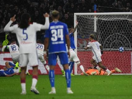 07 11 2018 xmeix Football UEFA Champions League Olympique Lyon TSG 1899 Hoffenheim emspor v l the 1 0 for Olympique Lyon by Olympique Lyons Nabil Fekir against the 1 0 for Olympique Lyon by DFL DFB REGULATIONS PROHIBIT ANY USE OF PHOTOGRAPHS as IMAGE SEQUENCES and or QUASI VIDEO Lyon prio:1
