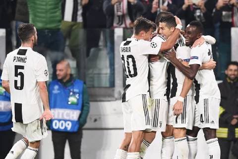 Mg Torino 07 11 2018 - Champions League Juventus Manchester United ManU foto Matteo Gribaudi Image nella foto: esultanza gol Cristiano Ronaldo 