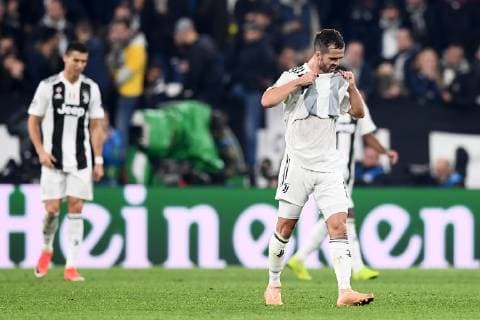 Mg Torino 07 11 2018 - Champions League Juventus Manchester United ManU foto Matteo Gribaudi Image nella foto: delusione Juventus 