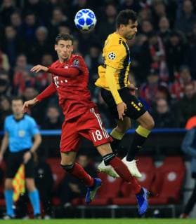 07 11 2018 Champions League FC Bayern vs AEK Athens Allianz Arena Munich Football Sport in picture Leon Goretzka FCB vs DFL REGULATIONS PROHIBIT ANY USE OF PHOTOGRAPHS AS IMAGE SEQUENCES AND OR QUASI VIDEO