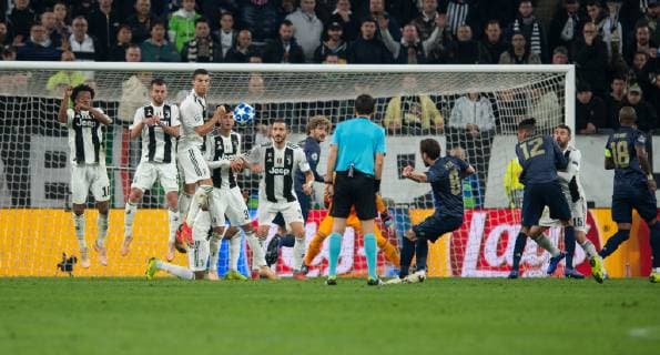 Juventus v Manchester United ManU UEFA Champions League Juan Mata of Manchester United scores his team?s equalising goal to make it 1-1 during the UEFA Champions League match at Juventus Stadium, Turin Content Not Available For UK Newspapers Copyright: xRussellxHartx FIL-12512-0056