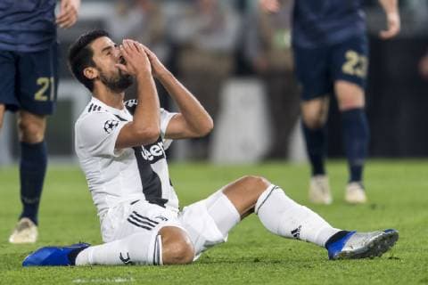 Sami Khedira (Juventus) during the Uefa Champions League Group Stage H, match between Juventus 1-2 Manchester Utd at Allianz Stadium on November 07, 2018 in Torino, Italy. Noxthirdxpartyxsales  (90665196)