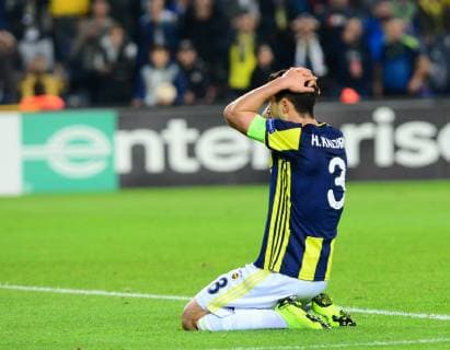 Hasan Ali Kaldirim of Fenerbahce during the UEFA Europa League groupD match between Fenerbahce and Anderlecht at Ulker Stadium in Istanbul , Turkey on November 08 , 2018. 