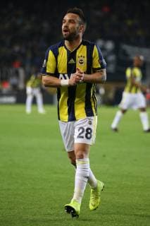 Mathieu Valbuena of Fenerbahce during the UEFA Europa League groupD match between Fenerbahce and Anderlecht at Ulker Stadium in Istanbul , Turkey on November 08 , 2018. 