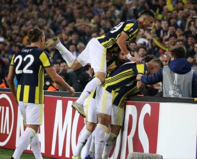 of Fenerbahce and of Anderlecht during the UEFA Europa League groupD match between Fenerbahce and Anderlecht at Ulker Stadium in Istanbul , Turkey on November 08 , 2018. 