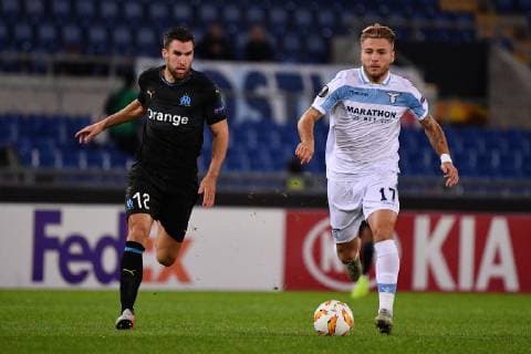 Photo Alfredo Falcone - LaPresse08 11 2018 Roma (Italy SoccerLazio - MarsigliaEurope League 2018 2019 - Olimpico Stadium of RomaIn the pic:immobile  Copyright: xAlfredoxFalconex-xLaPresse ALFREx