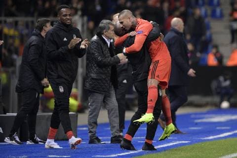Sport Bilder des Tages Besiktas Ricardo Quaresma celebrates after scoring during a match between Belgian soccer team KRC Genk and Turkish club Besiktas, in Genk, Thursday 08 November 2018 on day four of the UEFA Europa League group stage, in group I. YORICKxJANSENS  x05464347x