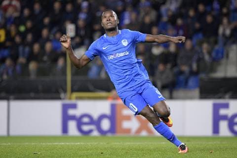 Genk s Aly Mbwana Samatta pictured in action during a match between Belgian soccer team KRC Genk and Turkish club Besiktas, in Genk, Thursday 08 November 2018 on day four of the UEFA Europa League group stage, in group I. YORICKxJANSENS  x05464379x