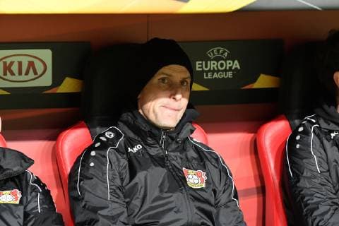 GER UEFA EL Bayer 04 Leverkusen GER vs FC Zuerich SUI 08 11 2018 BayArena Leverkusen Europaleque preliminary round GER UEFA EL Bayer 04 Leverkusen GER vs FC Zuerich SUI DFL regulations prohibit any use of photographs as image sequences and or quasi video in picture picture shows Heiko Herrlich Trainer Bayer Leverkusen nordphotox xMeuter nph00351