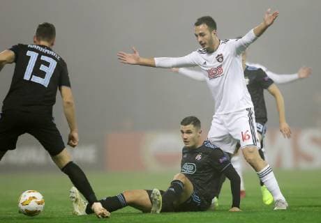 Dinamo vs. Spartak Trnava for European Spring 08.11.2018., Croatia, Stadium Maksimir, Zagreb - UEFA Europa League, Group D, Round 4, GNK Dinamo - FC Spartak Trnava. Amer Gojak  IgorxKralj PIXSELL