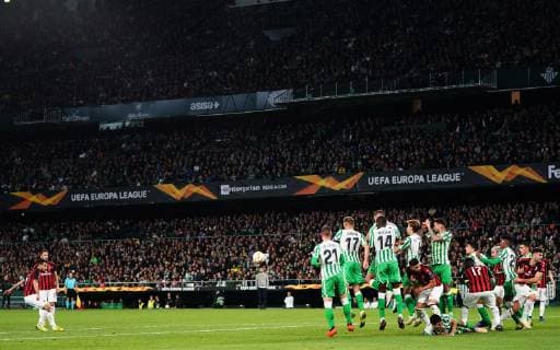 Photo LaPresse - Spada November 08 , 2018 Sevilla ( Spain ) Soccer A.C. Milan - Season 2018-2019 Betis Siviglia vs Milan "Benito Villamarin "Stadium In the pic: Suso  Copyright: xLaPresse Spadax