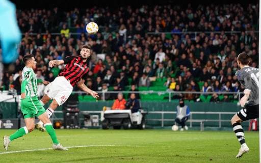 Photo LaPresse - Spada November 08 , 2018 Sevilla ( Spain ) Soccer A.C. Milan - Season 2018-2019 Betis Siviglia vs Milan "Benito Villamarin "Stadium In the pic: Patrick Cutrone  Copyright: xLaPresse Spadax