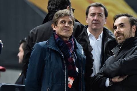Le Nouveau President des Girondins Frederic Longuepee FOOTBALL : Bordeaux vs Zenit St Petersbourg - 4eme Tour Ligue Europa - Bordeaux - 08 11 2018 ThierryBreton Panoramic 