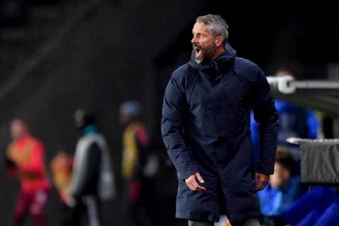 SOCCER - UEFA EL, Rosenborg vs RBS TRONDHEIM,NORWAY,08.NOV.18 - SOCCER - UEFA Europa League, group stage, Rosenborg BK vs Red Bull Salzburg. Image shows head coach Marco Rose (RBS). GEPAxpictures xFlorianxErtl