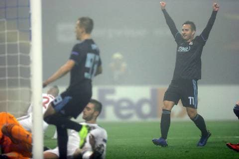 Dinamo vs. Spartak Trnava for European Spring 08.11.2018., Croatia, Stadium Maksimir, Zagreb - UEFA Europa League, Group D, Round 4, GNK Dinamo - FC Spartak Trnava. Mario Gavranovic  GoranxStanzl PIXSELL