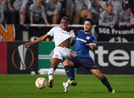 08 11 2018 xjhx Football UEFA Europa League Apollon Limassol Eintracht Frankfurt emspor v l Gelson Fernandes Eintracht Frankfurt Marios Stylianou Apollon Limassol DFL DFL REGULATIONS PROHIBIT ANY USE OF PHOTOGRAPHS as IMAGE SEQUENCES and or QUASI VIDEO Nicosia