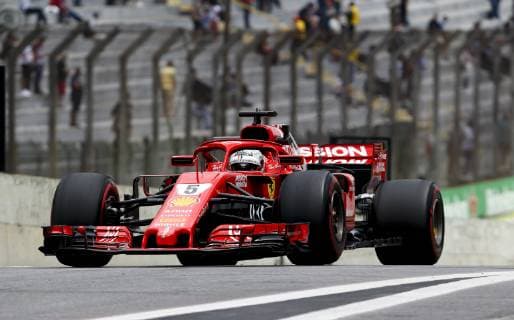 Motorsports: FIA Formula One World Championship WM Weltmeisterschaft 2018, Grand Prix of Brazil World Championship;2018;Grand Prix;Brazil , , 5 Sebastian Vettel (GER, Scuderia Ferrari) Sao Paulo Brazil