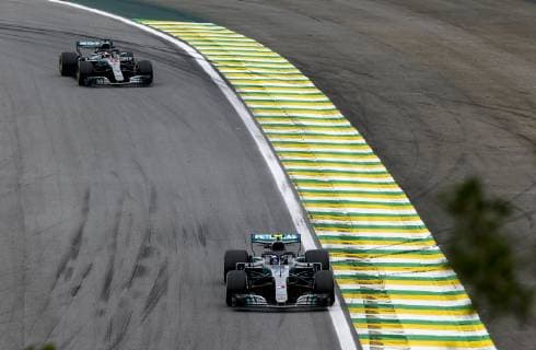 Motorsports: FIA Formula One World Championship WM Weltmeisterschaft 2018, Grand Prix of Brazil World Championship;2018;Grand Prix;Brazil , 77 Valtteri Bottas (FIN, Mercedes AMG Petronas), Sao Paulo Brazil