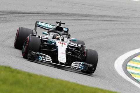 November 10, 2018 - Sao Paulo, Sao Paulo, Brazil - Nov, 2018 - LEWIS HAMILTON of Mercedes, second position in the training. Third free practice for the Brazilian Grand Prix of Formula 1, at the Interlagos race track in Sao Paulo. Sao Paulo, Brazil, November 10, 2018. Formula One Grand Prix Brazil - Free Practice 3 - ZUMAc168 20181110_zap_c168_007 Copyright: xMarceloxChellox