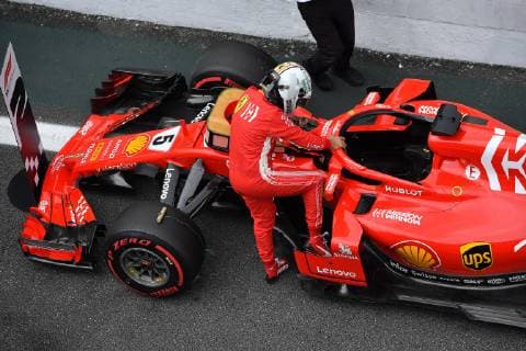 Sebastian Vettel Scuderia Ferrari formula 1 GP Brazil in Sao Paulo Interlagos 10 11 2018 Photo mspb Jerry Andre Sebastian Vettel formula 1 GP Brazil 2018