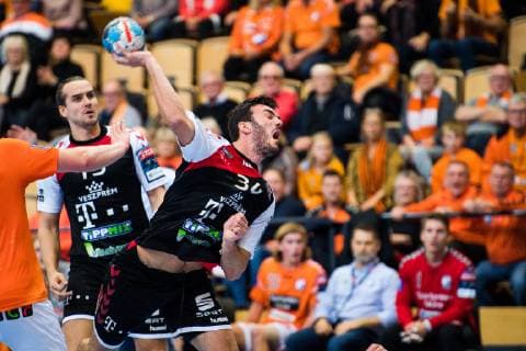 Handball, CL, Kristianstad - Telekom Veszprem 181110 Telekom Veszprems Petar Nenadic under handbollsmatchen i Champions League mellan Kristianstad och Telekom Veszprem den 10 november 2018 i Helsingborg.  Copyright: AvdoxBilkanovic BB181110AB090