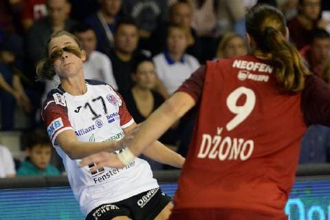 Sport Themen der Woche KW45 Sport Bilder des Tages PXL_EHF Champions League, RK Podravka Vegeta vs. Thuringer HC 11.11.2018., Sports Hall Gymnasium Fran Galovic, Koprivnica, Croatia - EHF Champions League, Round 5, Group C, RK Podravka Vegeta vs. Thuringer HC. Alicia Stolle.  VjeranxZganecxRogulja PIXSELL