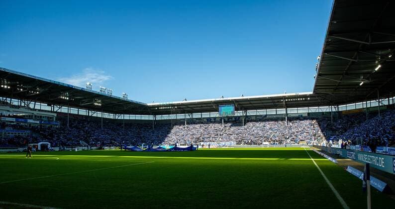 11 11 2018 Football GER Season 2018 2019 2 Bundesliga 13 Matchday 1 FC Magdeburg SSV Jahn Regensburg The MDCC Arena from inside before the game DFL REGULATIONS PROHIBIT ANY USE OF PHOTOGRAPHS AS IMAGE SEQUENCES AND OR QUASI VIDEO