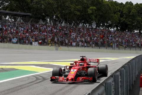 Motorsports: FIA Formula One World Championship WM Weltmeisterschaft 2018, Grand Prix of Brazil World Championship;2018;Grand Prix;Brazil , , 5 Sebastian Vettel (GER, Scuderia Ferrari) Sao Paulo Brazil