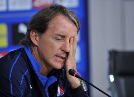 Fußball, Nationalteam Italien Pressekonferenz Photo LaPresse - Jennifer Lorenzini 12 Nvember 2018 Firenze (Italy) Soccer Italy Italian Football meeting - "Coverciano" - press conference PK Pressekonferenz Roberto Mancini In the pic: Roberto Mancini  Copyright: xJenniferxLorenzini LaPressex