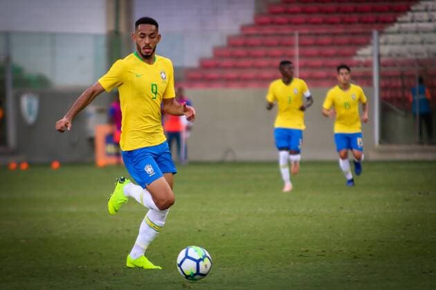 Brasil x Colômbia Sub 20 BELO HORIZONTE, MG - 15.11.2018: BRASIL X COLÔMBIA SUB 20 - Matheus Cunha, from Brazil, during Brazil v Colombia, under-20, friendly in preparation for the South American Championship of the category, held at the Independência Arena, Belo Horizonte, MG. (Photo: Dudu Macedo Fotoarena) x1641870x  DuduxMacedo