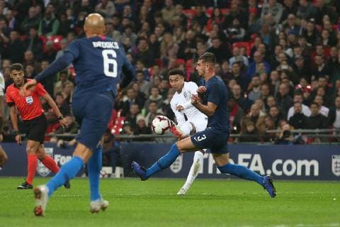 England v USA International Friendly L?nderspiel Jesse Lingard of England scores his sides 1st goal during the International Friendly match at Wembley Stadium, London Content Not Available For UK Newspapers Copyright: xPaulxChestertonx FIL-12555-0053