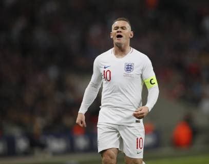 Wayne Rooney of England during the Friendly international match Länderspiel at Wembley Stadium, London. Picture date: 15th November 2018. Picture credit should read: David Klein Sportimage EDITORIAL USE ONLY. No use with unauthorised audio, video, data, fixture lists, club league logos or live services. Online in-match use limited to 120 images, no video emulation. No use in betting, games or single club league player publications. SPI_060_DK_England_USA.jpg