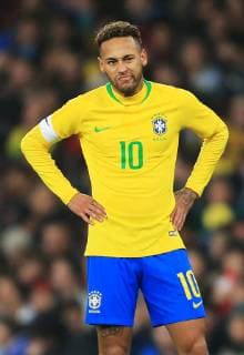 Neymar of Brazil looks dejected during the International Friendly Länderspiel match at the Emirates Stadium, London. Picture date: 16th November 2018. Picture credit should read: Matt McNulty Sportimage EDITORIAL USE ONLY. No use with unauthorised audio, video, data, fixture lists, club league logos or live services. Online in-match use limited to 120 images, no video emulation. No use in betting, games or single club league player publications. B69P1053.JPG