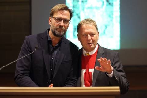 JUERGEN KLOPP, PROF. DR. CHRISTIAN VAHL VERLEIHUNG DES MAINZER MEDIENPREISES FUER NACHHALTIGES MEDIALES WIRKEN AN JUERGEN KLOPP CHRISTUSKIRCHE, MAINZ 