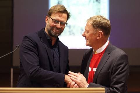 JUERGEN KLOPP, PROF. DR. CHRISTIAN VAHL VERLEIHUNG DES MAINZER MEDIENPREISES FUER NACHHALTIGES MEDIALES WIRKEN AN JUERGEN KLOPP CHRISTUSKIRCHE, MAINZ 