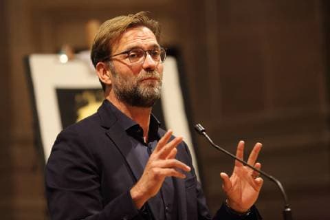 JUERGEN KLOPP VERLEIHUNG DES MAINZER MEDIENPREISES FUER NACHHALTIGES MEDIALES WIRKEN AN JUERGEN KLOPP CHRISTUSKIRCHE, MAINZ 