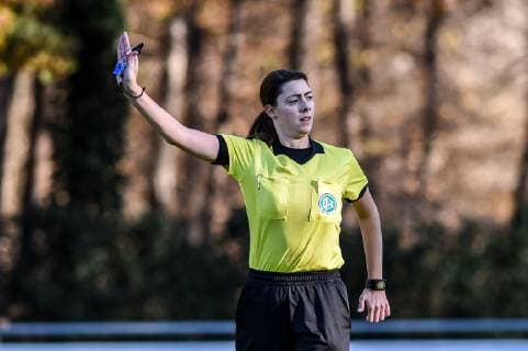 Sonja Kuttelwascher Referee Portrait Football 2 Women Bundesliga 1 FC Köln FF USV Jena DFB REGULATIONS PROHIBIT ANY USE OF PHOTOGRAPHS AS IMAGE SEQUENCES AND OR QUASI VIDEO xmhx