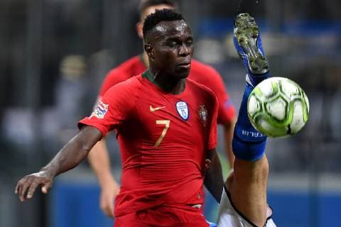 Fußball, Nations League, Italien - Portugal Bruma of Portugal in action during the Nations League League A group 3 football match between Italy and Portugal at stadio Giuseppe Meazza, Milano, November, 17, 2018 Foto Andrea Staccioli Insidefoto andreaxstaccioli