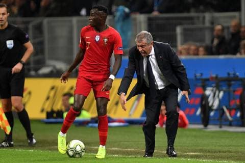 Fußball, Nations League, Italien - Portugal Fernando Santos coach of Portugal reacts during the Nations League League A group 3 football match between Italy and Portugal at stadio Giuseppe Meazza, Milano, November, 17, 2018 Foto Andrea Staccioli Insidefoto andreaxstaccioli