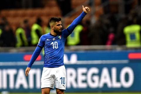 Fußball, Nations League, Italien - Portugal Db Milano 17 11 2018 - Uefa Nations League Italia-Portogallo foto Daniele Buffa Image nella foto: Lorenzo Insigne 