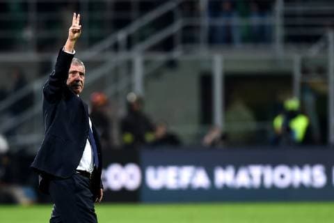 Fußball, Nations League, Italien - Portugal Db Milano 17 11 2018 - Uefa Nations League Italia-Portogallo foto Daniele Buffa Image nella foto: Fernando Santos 