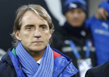 November 17, 2018 - Milan, Italy - Roberto Mancini during the Nation League match between Italia v Portogallo, in Milan Giuseppe Meazza Stadio, on November 17, 2018. Italy v Portugal - UEFA Nations League A  - ZUMAn230 20181117_zaa_n230_437 Copyright: xLorisxRosellix