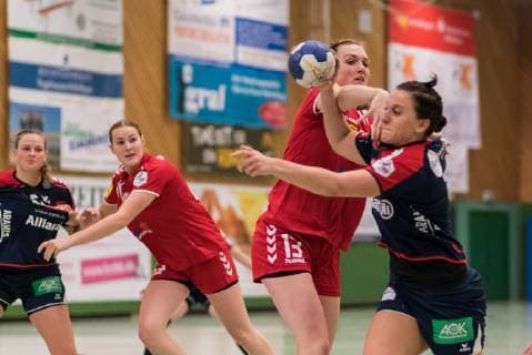 Alicia Soffel 1 FSV Mainz 05 13 Carolin Tuc SG H2Ku Herrenberg Kuties 07 SG H2Ku Herrenberg Kuties vs. 1 FSV Mainz 05 Handball 2 Bundesliga Women HBF Season 18 19 18 11 2018 SG H2Ku Herrenberg Kuties vs. 1 FSV Mainz 05 Handball 2 Bundesliga Women HBF Season 18 19 19 18 11 2018 Mens Copyright: xEIBNER Wolfgang_Frankx EP_WFK