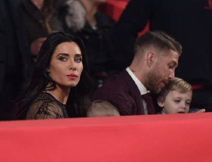 El caballo del futbolista Sergio Ramos del Real Madrid, se ha proclamado Campeón del Mundo 2018 en el Salón Internacional del Caballo (SICAB) que se está celebrando estos días en Sevilla. Sergio Ramos acompanado por su mujer Pilar Rubio y de sus hijos The horse of Sergio Ramos has been awarded as the champion of the world 2018 at SICAB celebrated in Sevilla. The wife Pilar Rubio and the children was together with Sergio in this event  xx xx