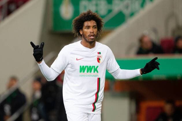 CAIUBY (CAIUBY-DA SILVA) ( 30, A). Fussball, FC Augsburg (A) - FSV Mainz 05 (MZ), DFB-Pokal, Saison 2018 2019, 2.Runde, am 30.10.2018 in Augsburg W W K A R E N A Deutschland. *** CAIUBY CAIUBY DA SILVA 30 A Football FC Augsburg A FSV Mainz 05 MZ DFB Cup Season 2018 2019 2 Round on 30 10 2018 in Augsburg W W K A R E N A Germany x_MK40031x