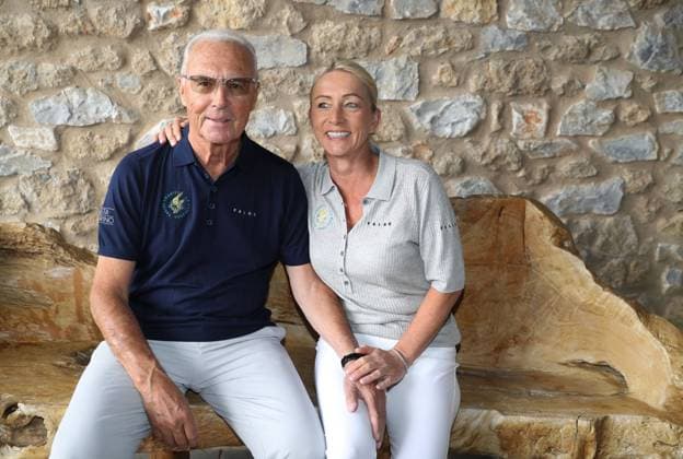 Costa Navarino EAGLES PRESIDENT GOLF CUP 2018 Heidi and Franz Beckenbauer Costa Navarino Greece Westin Resort Costa Navarino