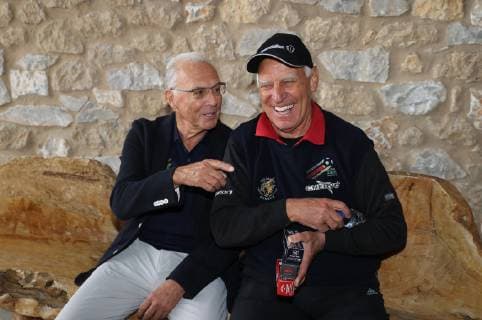 Costa Navarino EAGLES PRÄSIDENTEN GOLF CUP 2018 Franz Beckenbauer und Franz Roth Costa Navarino Griechenland Westin Resort Costa Navarino *** Costa Navarino EAGLES PRESIDENT GOLF CUP 2018 Franz Beckenbauer and Franz Roth Costa Navarino Greece Westin Resort Costa Navarino