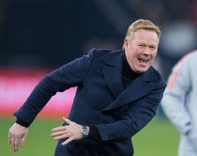 After the end of the game head coach Ronald Koeman NED is looking forward to football UEFA Nations League 2018 2019 Germany Netherlands in Gelsenkirchen Germany on 19 11 2018