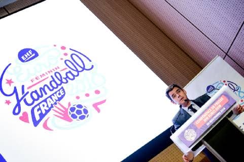 Alexandre Ferracci - President du comite d organisation Euro2018 HANDBALL : Entrainement et Conference de presse - Equipe de France Feminine - Creteil - 20 11 2018 JBAutissier Panoramic 